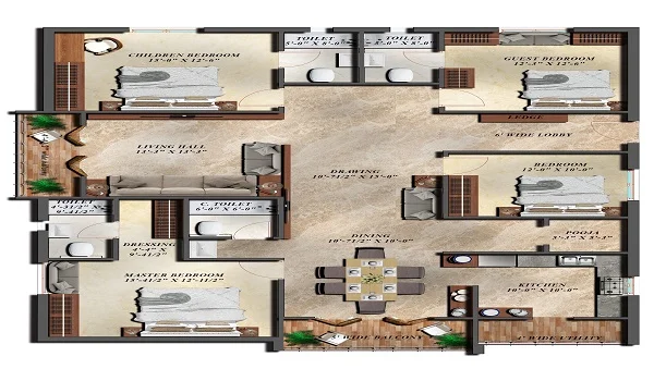 Featured Image of Brigade Citrine 4 Bhk Apartment Floor Plan